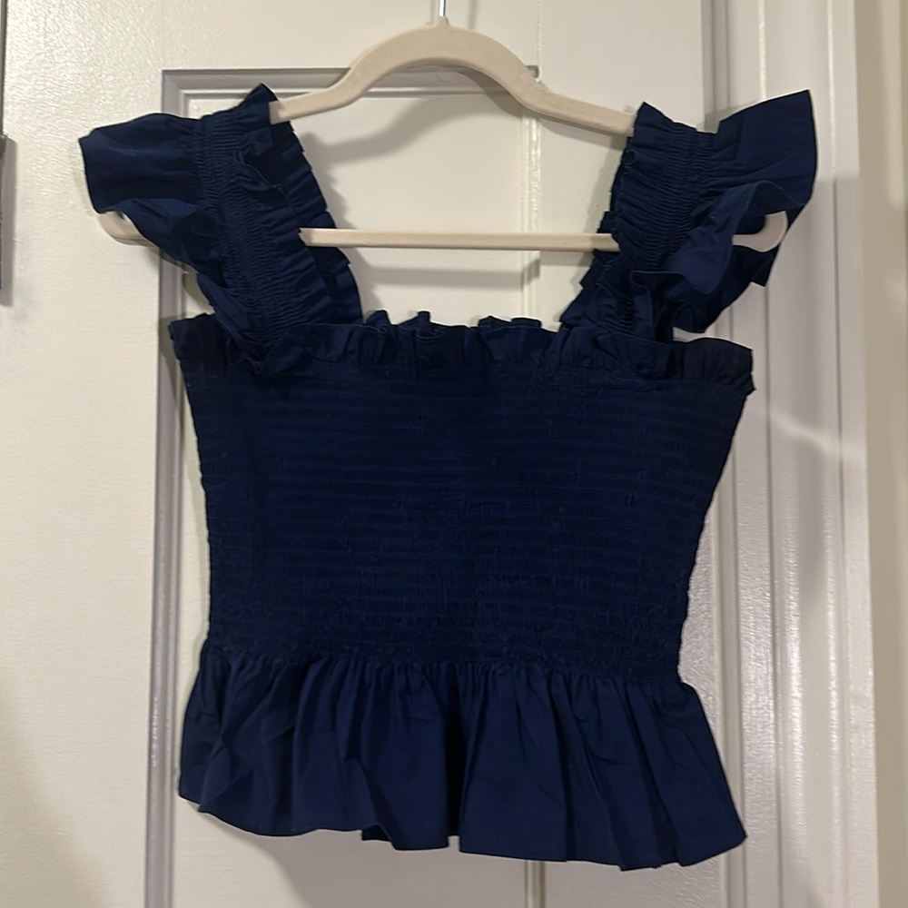 Hill House Navy Paz Top
